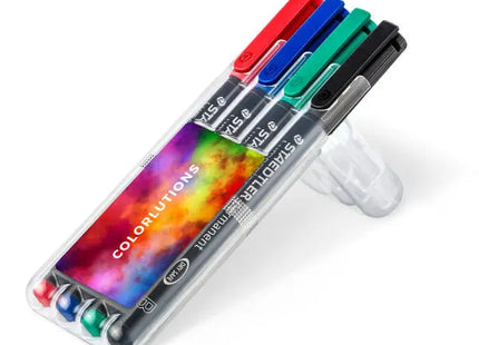 STAEDTLER Lumocolor Permanent B-Box, 4 Marker Transparent TK Gruppe® Grosshandel 