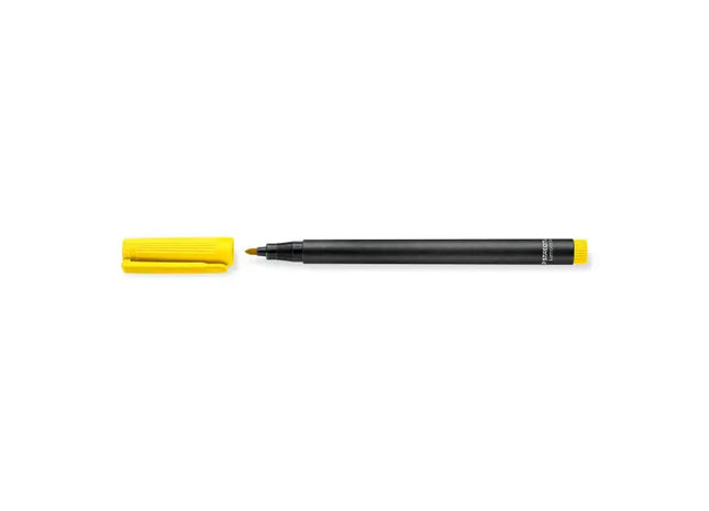 STAEDTLER Lumocolor Permanent M-Marker, Gelb - Wasserfest & Langlebig TK Gruppe® Grosshandel 