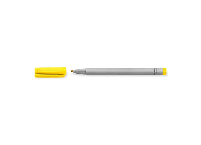 STAEDTLER Lumocolor nicht-permanenter Marker B, Gelb - Schnelltrocknend & Abwischbar TK Gruppe® Grosshandel 
