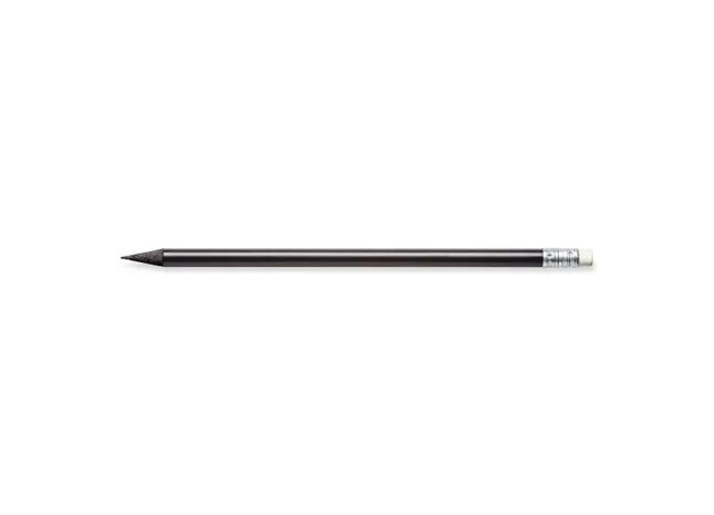 STAEDTLER Runder Bleistift, Schwarz, Durchgefärbt mit Radiertip - Elegant & Praktisch TK Gruppe® Grosshandel 