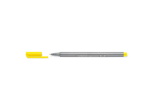 STAEDTLER triplus fineliner - Gelb, Präziser Feinschreiber für Kreative Arbeiten TK Gruppe® Grosshandel 