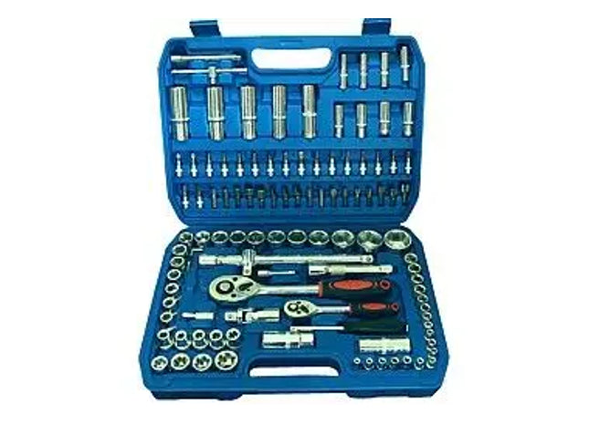 STECKSCHLUSSELSATZ : Hochwertiger Steckschlüsselsatz - Profi Werkzeugsortiment für präzise Montagearbeiten TK Gruppe® Grosshandel 