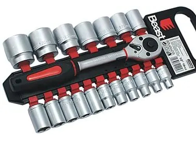 STECKSCHLUSSELSATZ : Professioneller Steckschlüsselsatz – Hochwertiges Werkzeugset für präzise Montagearbeiten und Reparaturen TK Gruppe® Grosshandel 