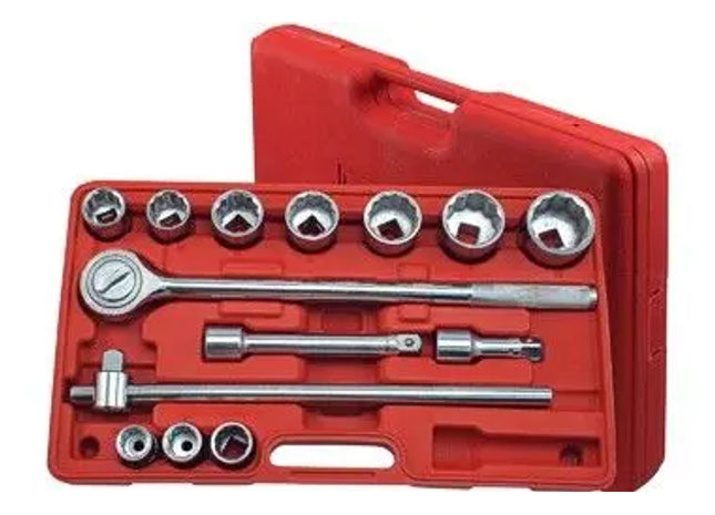 STECKSCHLUSSELSATZ : Vielseitiger Steckschlüsselsatz – Hochwertiges Werkzeugset für präzise Montagearbeiten und Reparaturen TK Gruppe® Grosshandel 