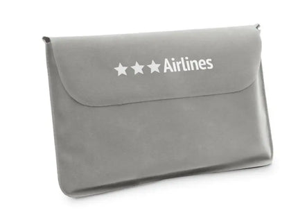 STRADA Aufblasbares Reisekissen in Hellgrau - Komfortabel und Tragbar TK Gruppe® Grosshandel 