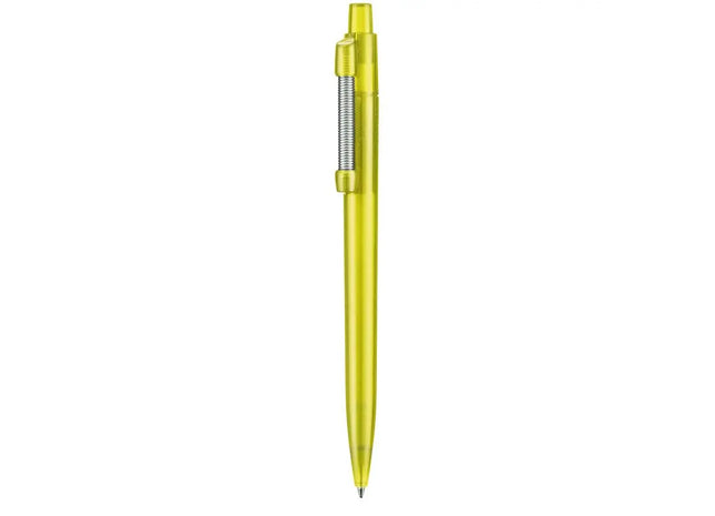 STRONG TRANSPARENT Kugelschreiber in Ananas-Gelb – Robust & Durchscheinend TK Gruppe® Grosshandel 
