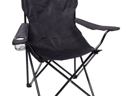 SUNNY DAY Strand- und Campingstuhl in Schwarz – Vielseitig & Bequem TK Gruppe® Grosshandel 