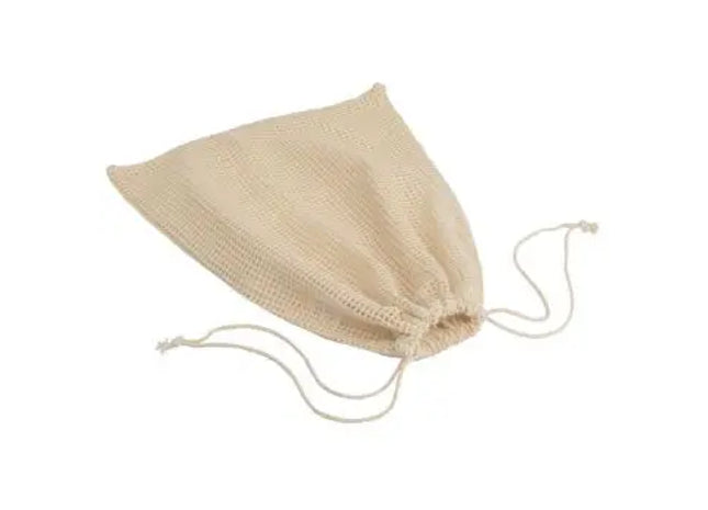 SUPER FOOD L Gemüsenetz in Beige – Groß und Robust für Ihre Einkäufe TK Gruppe® Grosshandel 