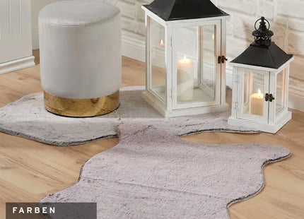 SUPERSOFT Dekofell, 2er Set, Ca. 60x90cm – Kuschelige Eleganz TK Gruppe® Grosshandel 