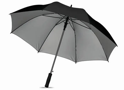 SWANSEA+ Schwarzer Regenschirm - Ihr zuverlässiger Begleiter bei Regen TK Gruppe® Grosshandel 