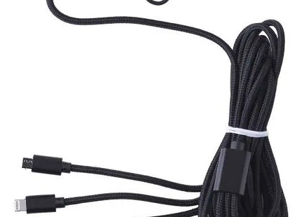 Sable Langlebiges Nylon-Ladekabel - Flexibel und Schwarz TK Gruppe® Grosshandel 