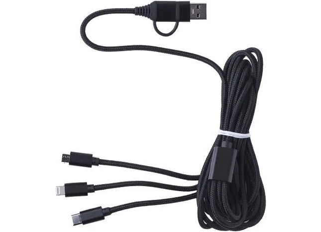 Sable Langlebiges Nylon-Ladekabel - Flexibel und Schwarz TK Gruppe® Grosshandel 