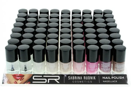 Sabrina Nagellack Set, Nude-Töne, 72 Stück im Tablett, 12ml TK Gruppe® Grosshandel 