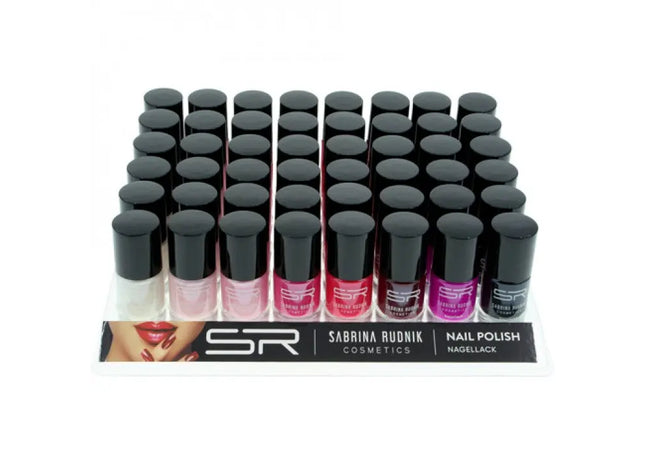 Sabrina Nagellack in Klassischen Farben, 12ml auf Tablett TK Gruppe® Grosshandel 