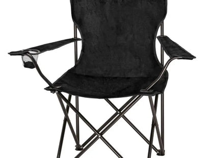 Safari Campingstuhl in Schwarz – Robust & Komfortabel für Abenteuer TK Gruppe® Grosshandel 