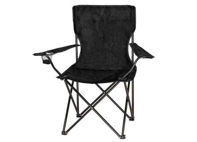 Safari Campingstuhl in Schwarz – Robust & Komfortabel für Abenteuer TK Gruppe® Grosshandel 