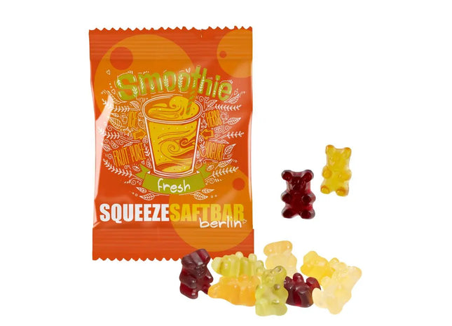 Saftige Fruchtsaft-Bärchen in personalisierter Verpackung TK Gruppe® Grosshandel 