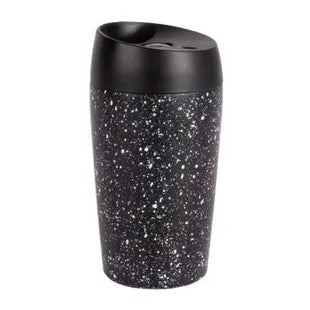 Sagaform Loke Splash Reisebecher, 240ml, Schwarz-Weiß TK Gruppe® Grosshandel 