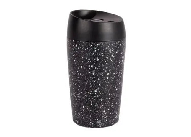 Sagaform Loke Splash Reisebecher, 240ml, Schwarz-Weiß TK Gruppe® Grosshandel 