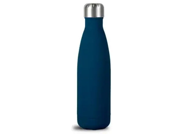 Sagaform Nils Gummierte Stahlflasche 500ml in Blau TK Gruppe® Grosshandel 
