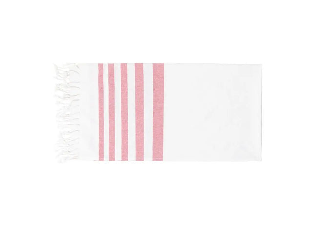 Sally Beach Towel - Lebhaftes Rot - Weiches und saugfähiges Strandtuch TK Gruppe® Grosshandel 