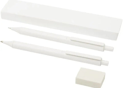 Salus Antibakterielles Stiftset in Weiß - Hygienisches Schreibzubehör TK Gruppe® Grosshandel 