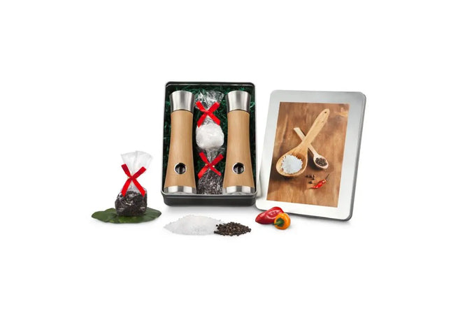 Salz- und Pfeffermühlen-Set – Elegantes Gewürzset für stilvolles Würzen TK Gruppe® Grosshandel 