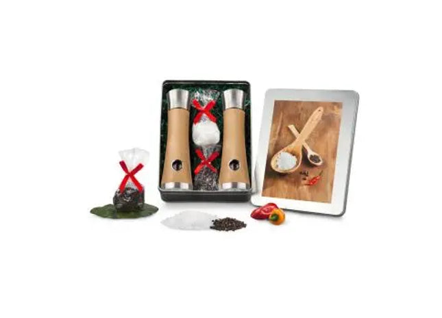 Salz- und Pfeffermühlen-Set: Elegantes Gewürzduo TK Gruppe® Grosshandel 