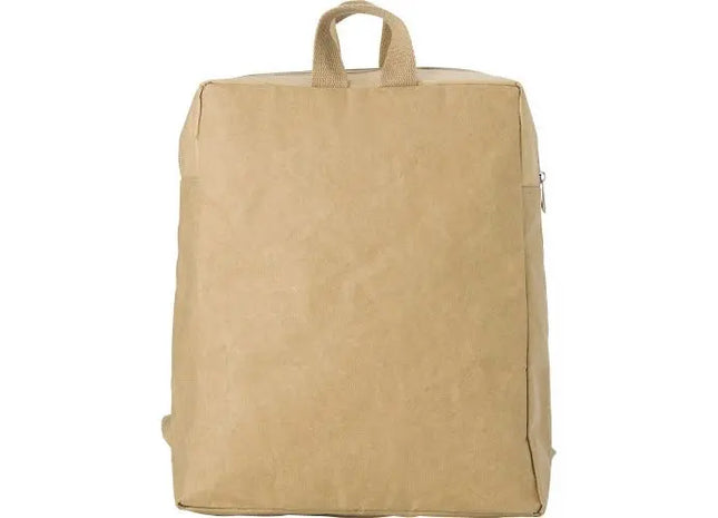 Samanta Isolierter Laminierter Papierrucksack in Braun – Öko-Freundlich & Praktisch TK Gruppe® Grosshandel 