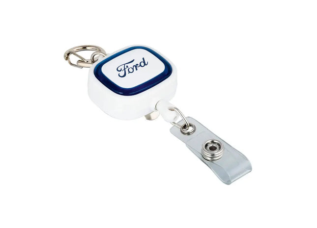 Sammlung 500 Jojo-Ausweis-Clip: Stilvoll & Praktisch in Weiß-Blau für Büro & Veranstaltungen TK Gruppe® Grosshandel 