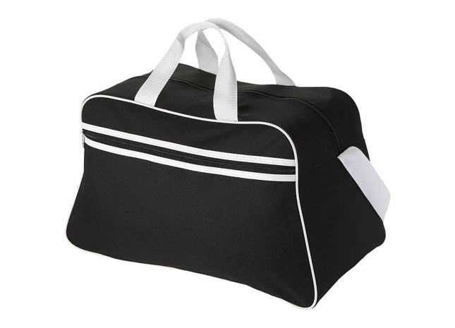 San Jose Robuste Sporttasche, 30L, Schwarz-Weiß TK Gruppe® Grosshandel 