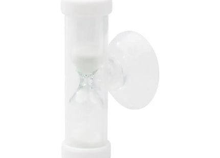 Sandy Sanduhr in Weiß & Transparent - Klar, Modern & Stilvoll TK Gruppe® Grosshandel 