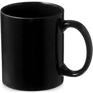 Santos 330 ml Keramiktasse - Schwarz, Hochwertiger Becher, Spülmaschinenfest, Elegantes Design TK Gruppe® Grosshandel 