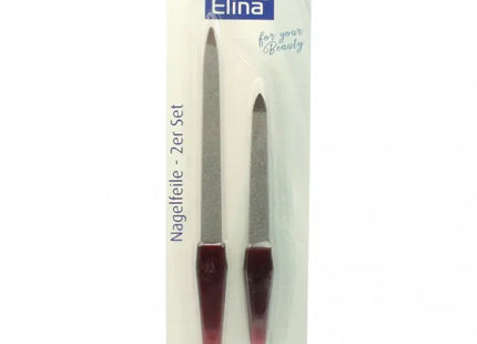 Sapphire Dual Nail File Set, Elina 17cm & 13cm - 2-Piece Kit Presented on Card for Easy Use TK Gruppe® Grosshandel 