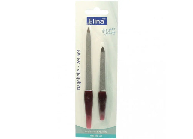 Sapphire Dual Nail File Set, Elina 17cm & 13cm - 2-Piece Kit Presented on Card for Easy Use TK Gruppe® Grosshandel 