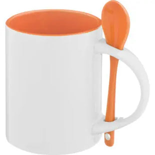 Savannah Keramiktasse in lebhaftem Orange, 250 ml - Ideal für den Alltag TK Gruppe® Grosshandel 