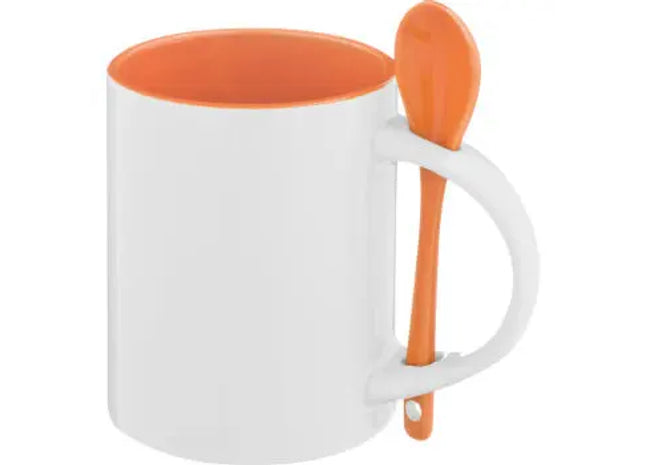 Savannah Keramiktasse in lebhaftem Orange, 250 ml - Ideal für den Alltag TK Gruppe® Grosshandel 