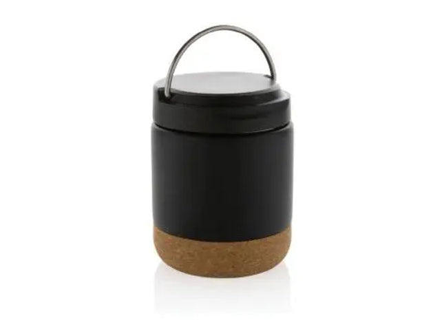 Savory Lebensmittelbehälter aus RCS recyceltem Edelstahl, Schwarz TK Gruppe® Grosshandel 