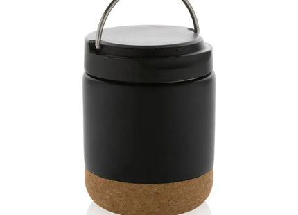 Savory RCS Recycelte Edelstahl Lebensmittelflasche in Schwarz – Praktisch & Stilvoll TK Gruppe® Grosshandel 