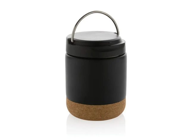Savory RCS Recycelte Edelstahl Lebensmittelflasche in Schwarz – Praktisch & Stilvoll TK Gruppe® Grosshandel 