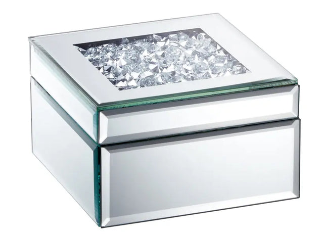 Schatulle Diamant, klein, 13x13 cm - Stilvolle Aufbewahrung für Schmuck & Andenken TK Gruppe® Grosshandel 