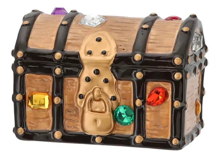 Schatztruhe-Spardose, ca. 15x10 cm – Perfekt für kleine Piratenschätze TK Gruppe® Grosshandel 