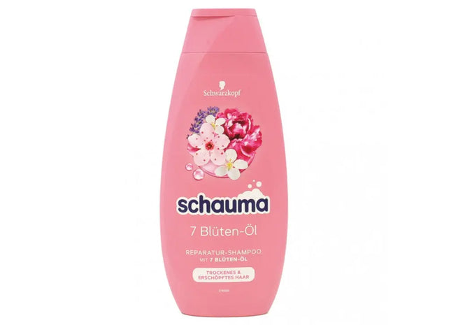 Schauma Shampoo mit 7 Blütenöl, 400ml - Reichhaltige Pflege für strahlendes Haar TK Gruppe® Grosshandel 