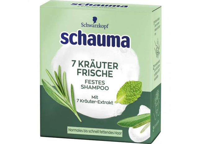 Schauma Solid Herbal Shampoo Bar 60g - Seven Botanicals Hair Cleanser TK Gruppe® Grosshandel 