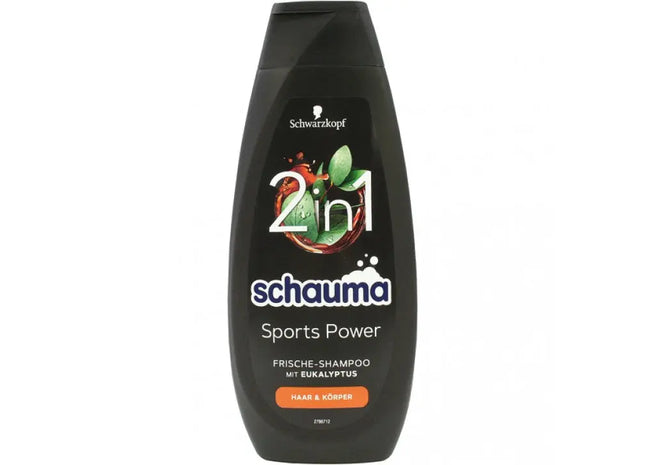 Schauma Sport Shampoo 400ml - Erfrischende Tiefenreinigung für Aktive Menschen TK Gruppe® Grosshandel 
