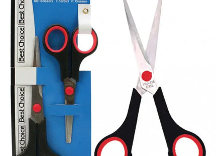 Schere-Set mit gummierten Griffen, 2er-Pack, 17+14cm – Vielseitig & Ergonomisch TK Gruppe® Grosshandel 