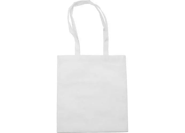 Schicke weiße Talisa Non-Woven Einkaufstasche - langlebig & wiederverwendbar TK Gruppe® Grosshandel 