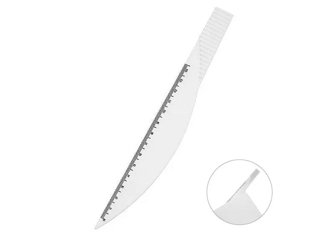 Schicker Brieföffner in Weiß - Elegantes Schreibtischaccessoire TK Gruppe® Grosshandel 