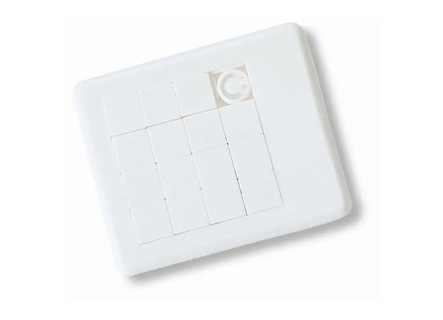 Schiebepuzzle DIVER - Weiß: Klassisches Denkspiel für Kinder und Erwachsene TK Gruppe® Grosshandel 