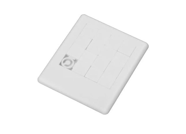 Schiebepuzzle Frame 15 - Weiß: Herausforderndes Denkspiel für die ganze Familie TK Gruppe® Grosshandel 